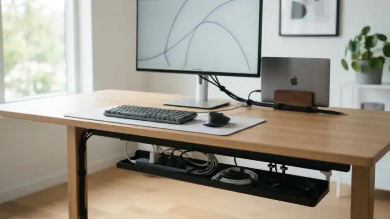 Cable Management Hacks for a Clean, Minimalist Remote Work Desk