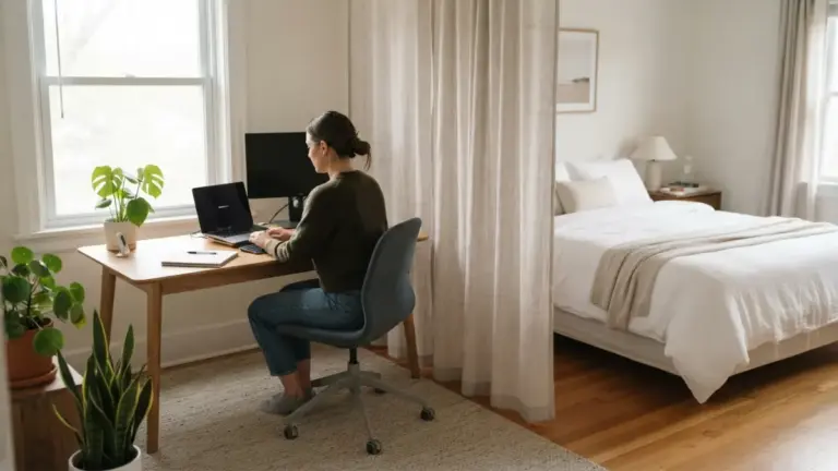 How to Create Clear Work–Home Boundaries When Your Desk Is in the Bedroom