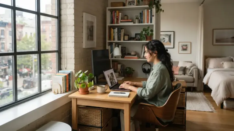 Small Home Office Ideas for Remote Workers in Studio Apartments