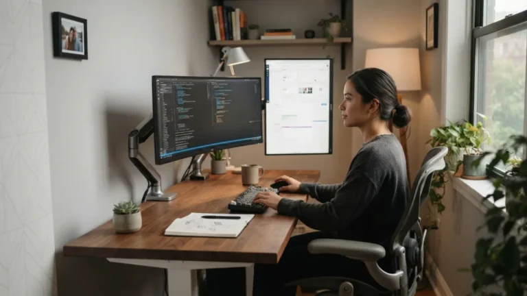 Dual Monitor Setup Guide for Remote Workers in Narrow Rooms