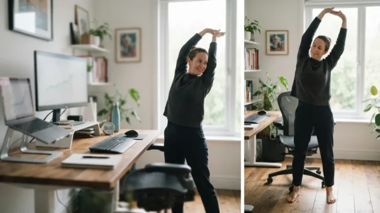 Microbreak and Movement Timer Routine for Long Remote Workdays