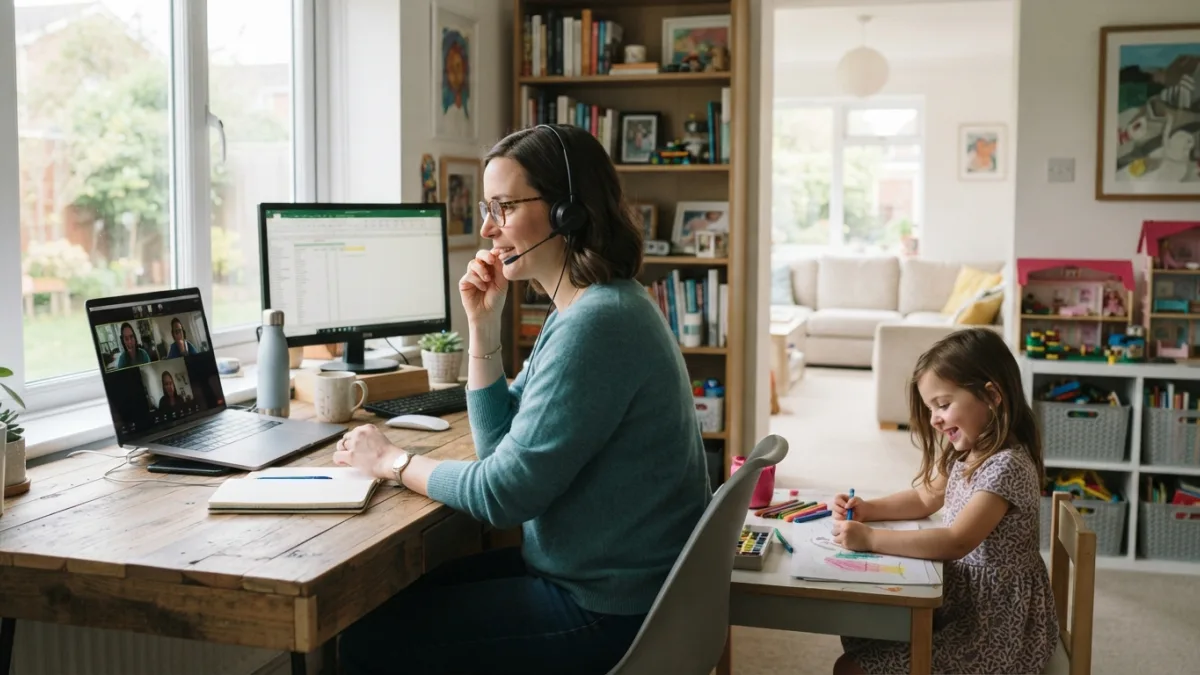 Remote Work Routine for Parents Working From Home With Kids in the House