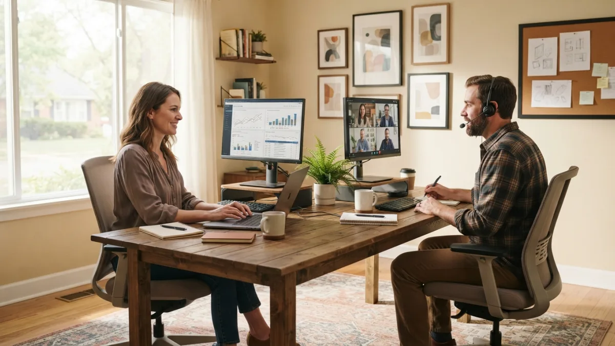 Shared Home Office Setup for Couples Who Both Work From Home